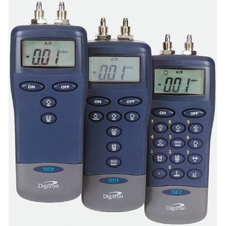 Digitron 数字压力表, 测量范围0mbar至130mbar, 2端口, 2000P系列
