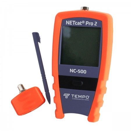 Tempo 网线测试仪, nc/500系列, 同轴， STP， UTP连接器, 9V电池
