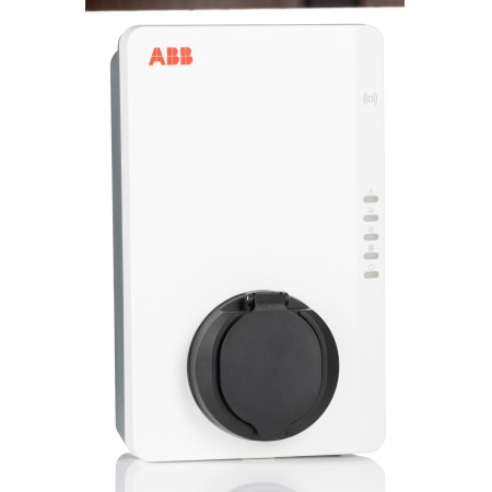 ABB 电动汽车充电桩, 带活门的前插座, 22kW, 320 → 480V 交流, 使用于RFID ， 4G