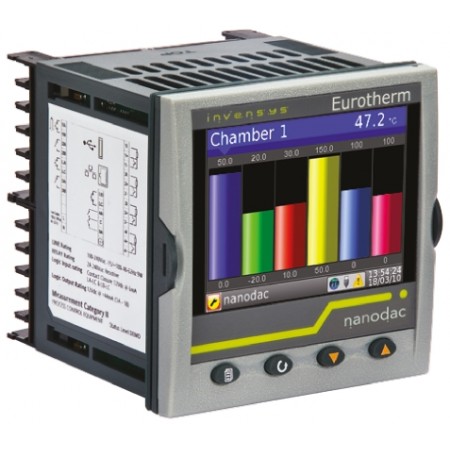 Eurotherm 图表记录仪 4输入, 可测量电流、毫伏、电阻、温度、电压 图形 NANODAC/VL/C