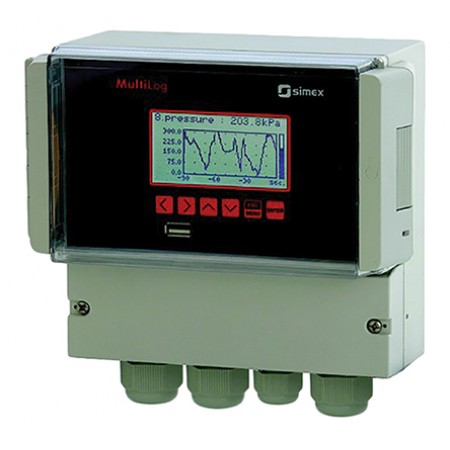 Simex 图表记录仪 8输入, 可测量电流 图形 SRD N16A