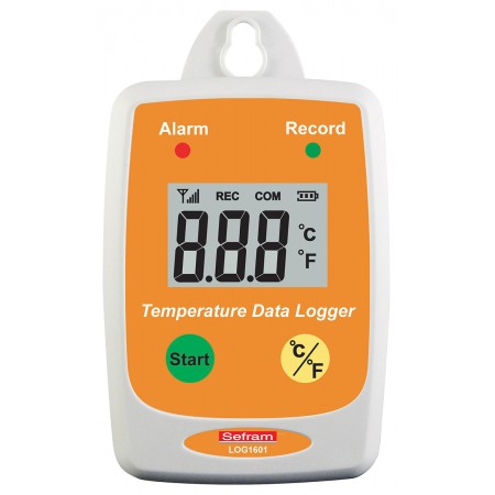 Sefram 温度记录仪, 日志 1601型号, 用于温度测量