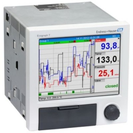 Endress Hauser 图表记录仪 4输入, 可测量电流，频率输入，脉冲输入，RTD，热电偶，电压 图形 RSG35-B1A