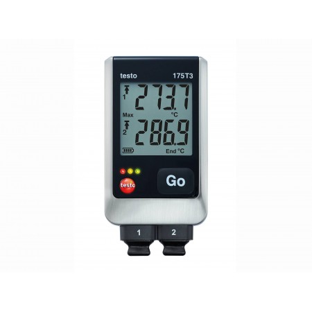 德图仪器 温度记录仪, 175 T3型号, 用于温度测量, 2输入通道