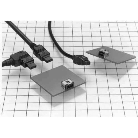 Hirose 紧凑型电源连接器插座, RP34L系列, 30 V 交流、42 V 直流, 5A, 2P, 通孔安装
