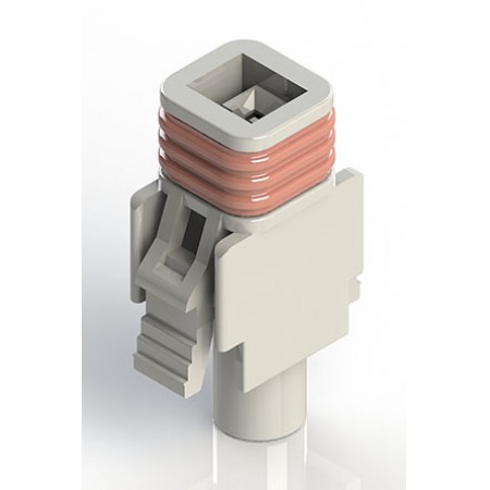 EDAC 线对线连接器插座, 300 V, 10A, 1P, 电缆安装