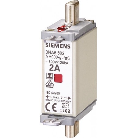 Siemens NH 熔断器, 40A电流, 500V 交流, 80mm总长