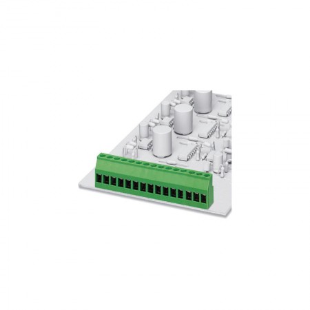 Phoenix Contact PCB端子台 MKDS 5/11-9.5系列, 11路, 9.52mm节距, 通孔, 螺钉端接, 绿色