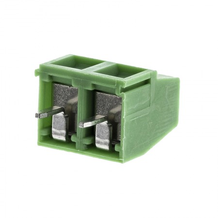 Phoenix Contact PCB端子台 MKDSN 1.5/ 2系列, 2路, 5mm节距, 通孔安装, 螺钉拧紧端接, 绿色
