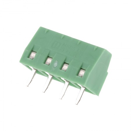 Phoenix Contact PCB端子台 MKDS 1/ 4-3.81系列, 4路, 3.81mm节距, 通孔, 螺钉拧紧端接, 绿色