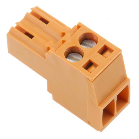 Weidmuller 3.5mm间距2p插拔式接线端子 插头, BL系列, 320 V, 螺钉拧紧, 橙色