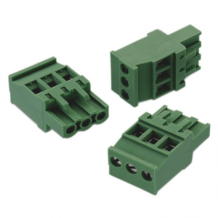Wurth Elektronik 5.08mm间距4p插拔式接线端子 插头, 352系列, 300 V 交流, 螺钉拧紧, 绿色