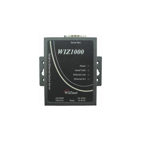 WIZnet Inc 接口适配器, 支持10/100 以太网，RJ45，RS232, 最高工作温度 80 °C