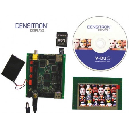 Densitron OLED屏幕, 4.3in, RS232接口, 1024 x 768pixels, AVK-N-4.3
