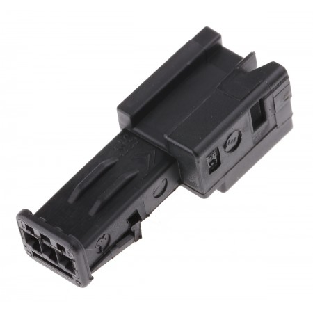TE Connectivity 3芯汽车连接器公插, 电缆安装, 黑色, 953698-1