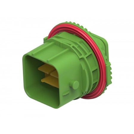 TE Connectivity 48芯连接器外壳母座, 6排, 13A, 电缆安装, 绿色, 2-2366509-3