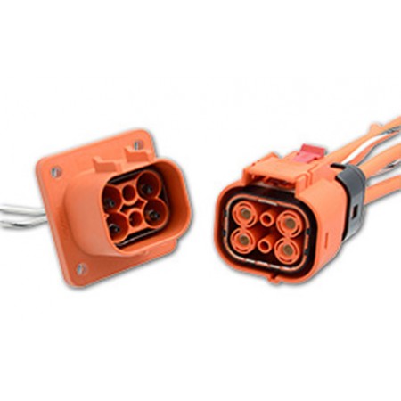 Amphenol Industrial 电动车连接器, Epower Lite系列, 带HVIL的RADSOK插座, 7.5 to 70A, 2路, 工作电压800V, 2.5 mm²