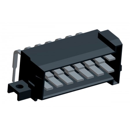 TE Connectivity 14芯汽车连接器公插, 2排, 通孔安装, 黑色, 828801-5