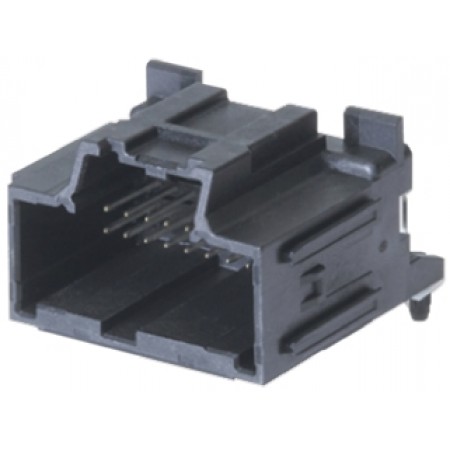 Molex 16芯汽车连接器公插, 2排, 10A, 通孔安装, 黑色, 34691-0160