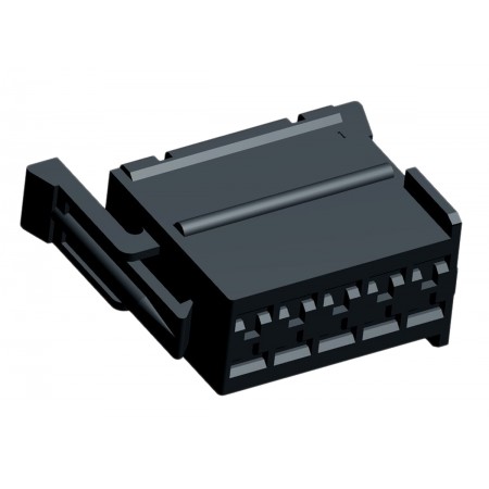 TE Connectivity 10芯汽车连接器母座, 2排, 插入式安装, 黑色, 929504-4