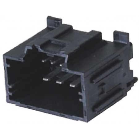 Molex 10芯汽车连接器公插, 2排, 30A, 通孔安装, 黑色, 34695-0100